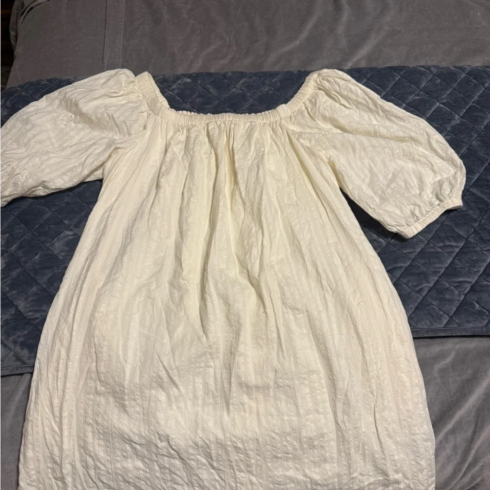 NWOT Old Navy Cream Mini Dress - Picture 4 of 6